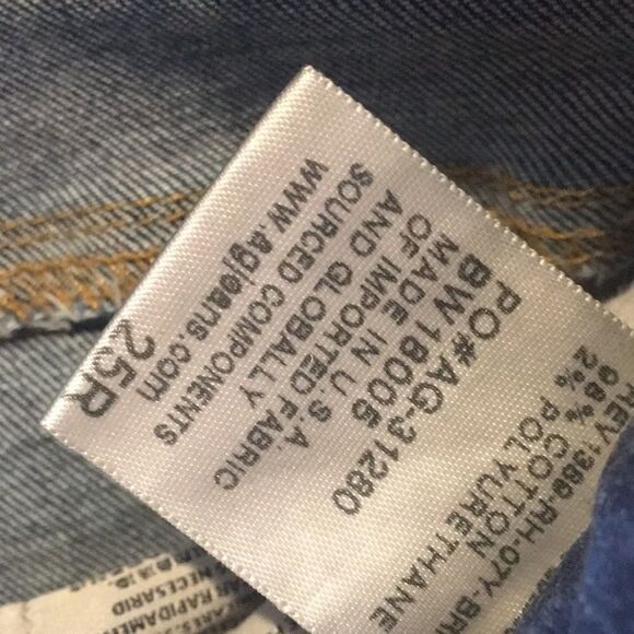 AG size 25 super skinny ankle jeans blue - Picture 5 of 5